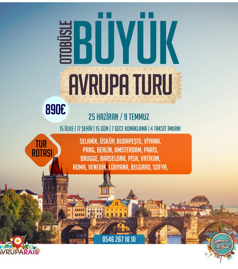 Büyük Avrupa Turu | Avruparail -9 Tam Başvuru