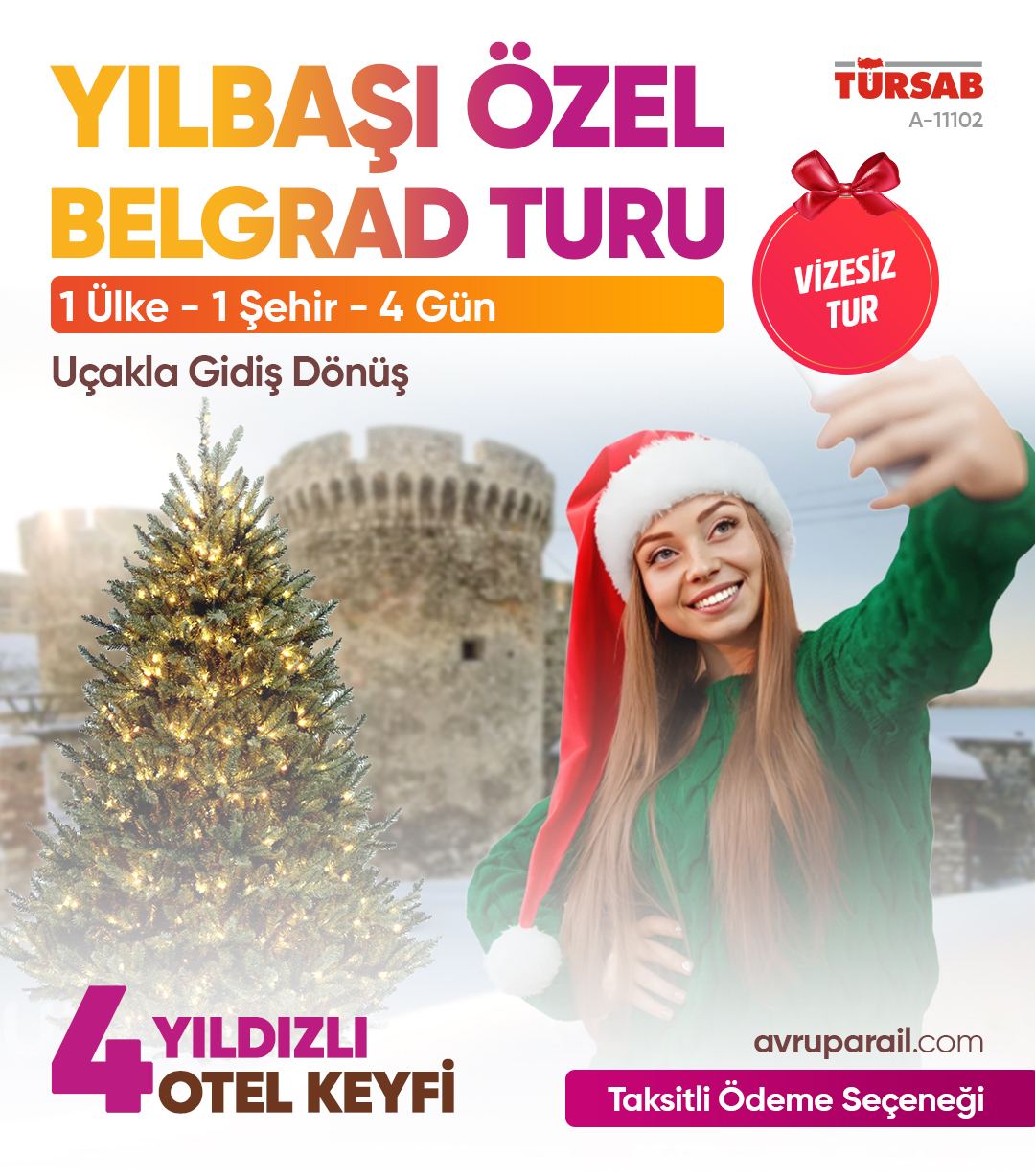 30 Aralık - 2 Ocak | Yılbaşı Özel Belgrad Turu