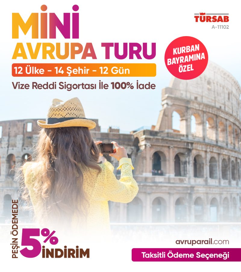 23 Mayıs – 3 Haziran | Mini Avrupa Turu