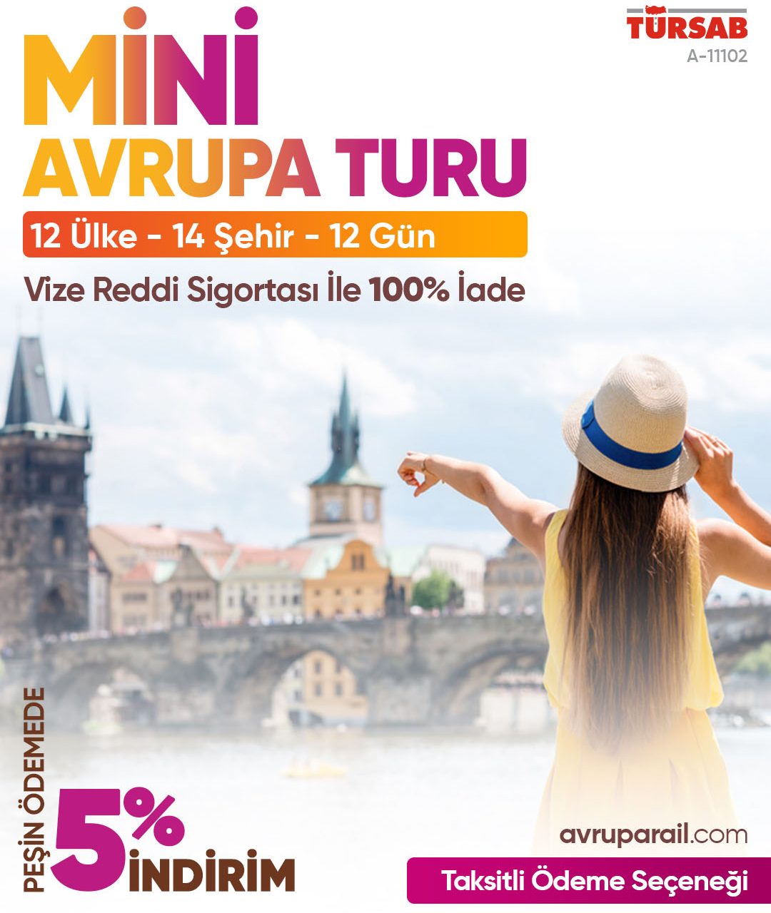 11 Temmuz - 22 Temmuz | Mini Avrupa Turu