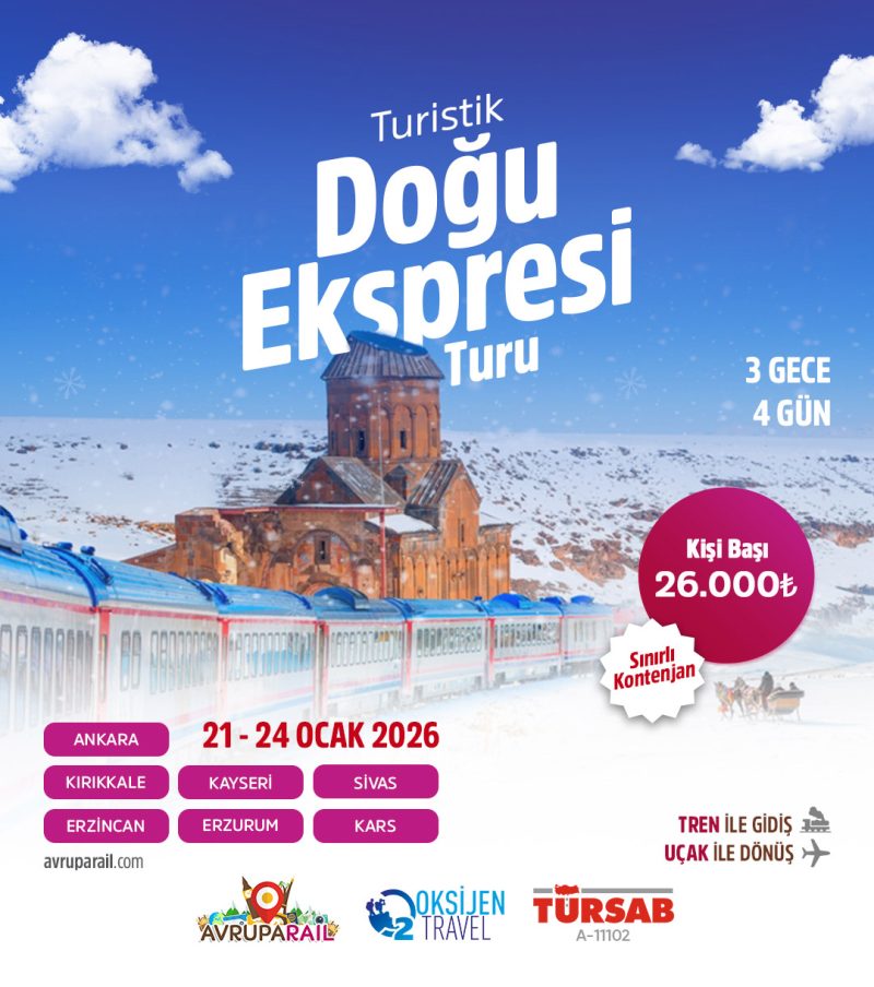 21 - 24 Ocak | Turistik Doğu Ekspresi Turu