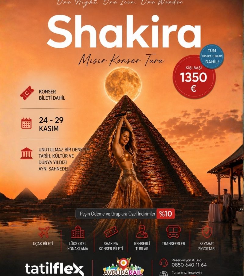 Shakira Konseri - Sharm El Sheikh ve Piramitler Turu